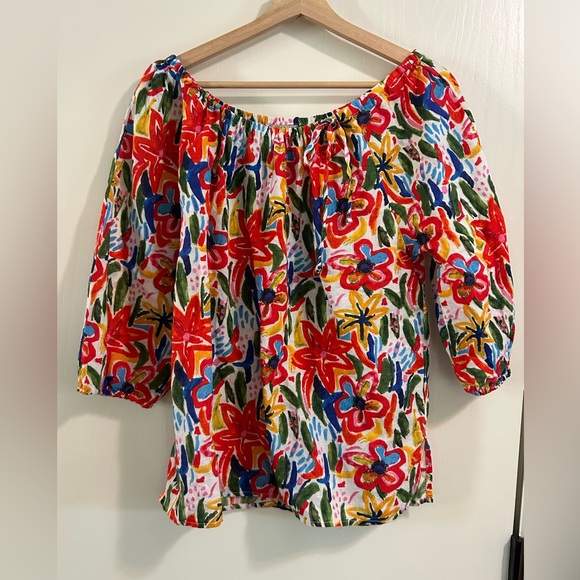 XL Women’s Linen Blouse - Picture 3 of 5